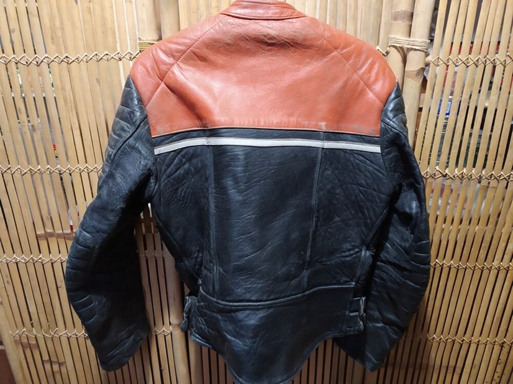 Ancien Blouson Moto Cuir Vintage Style Us&eacute;
Vêtements