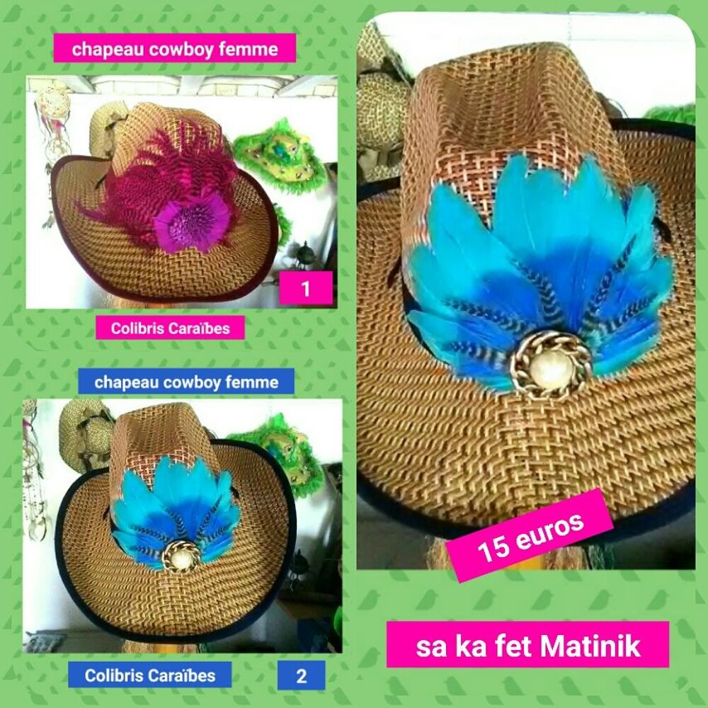 Chapeau cowboy femme Bijoux et montres