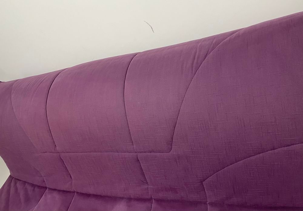 Canap&eacute; lit banquette BZ/ clic-clac violet 190x160cm Meubles