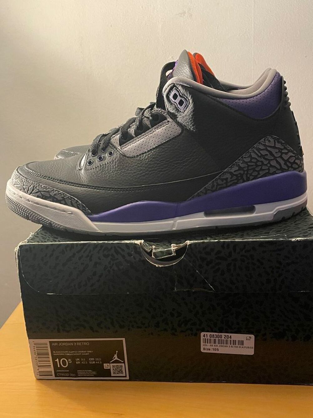 Air Jordan 3 pointure 44,5 Chaussures