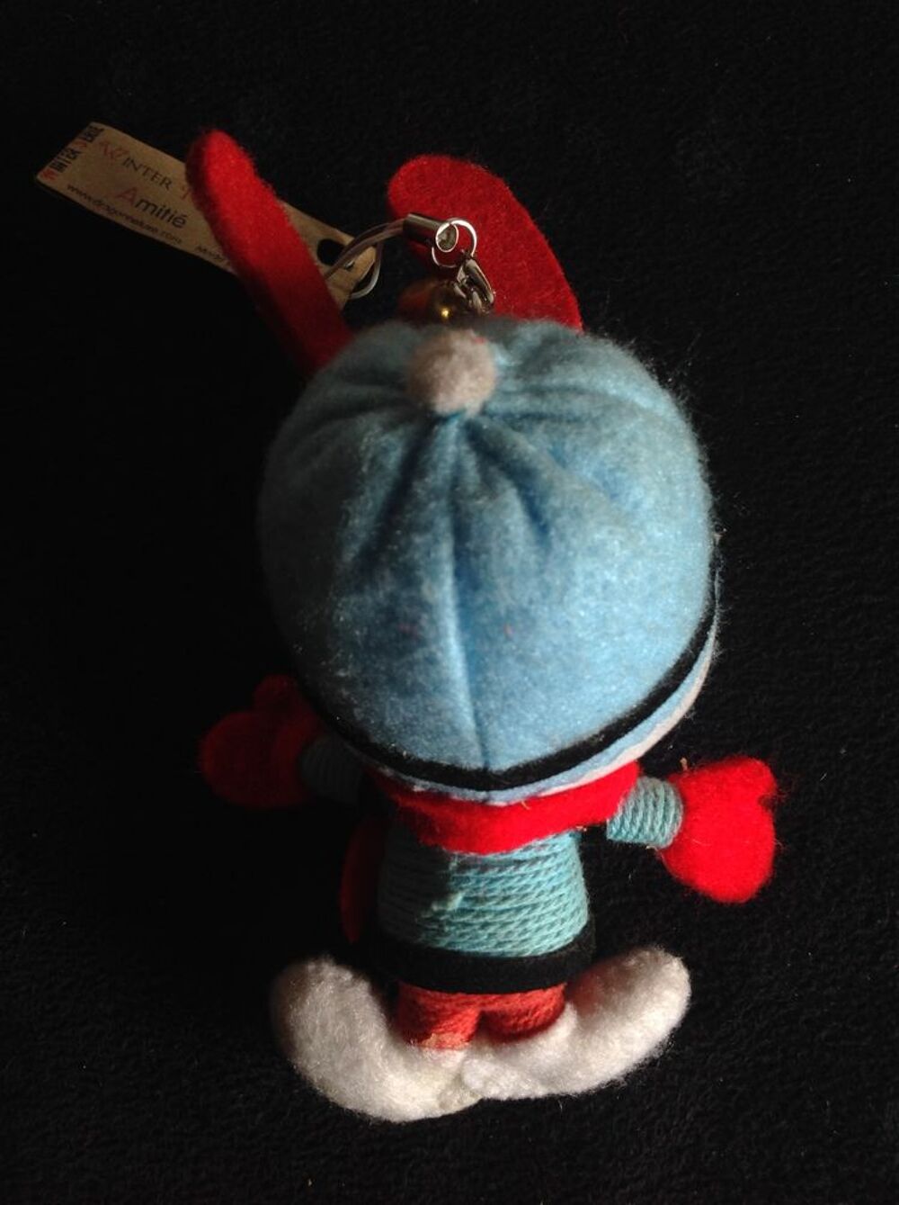 PORTE CL&Eacute; DOO DOLLS LAPIN D'HIVER HAUT. 14cm Envoi Possible 