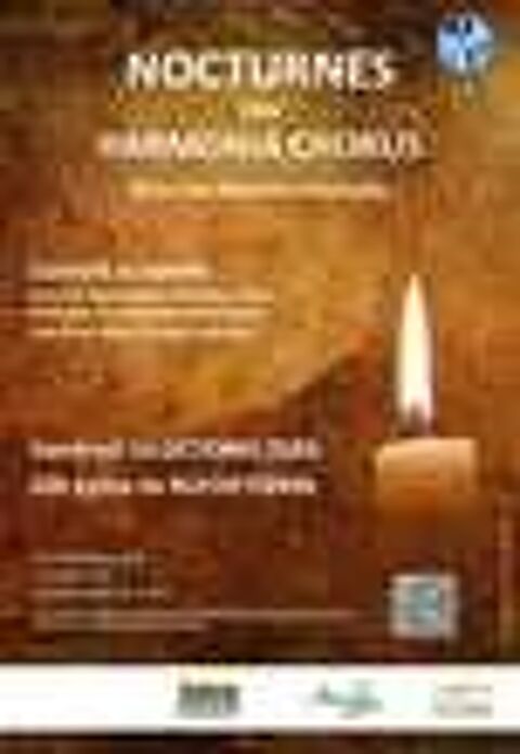 NOCTURNES AVEC HARMONIA CHORUS - Concert choral Bourse des collections