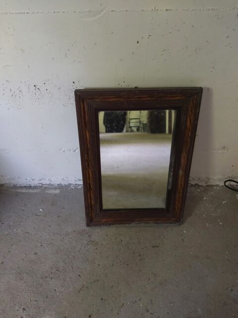 Miroir cadre bois foncé rectangulaire 30 Colmar (68)