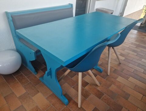 Ensemble table + banc + 2 chaises ? Bois massif 170 Saverne (67)