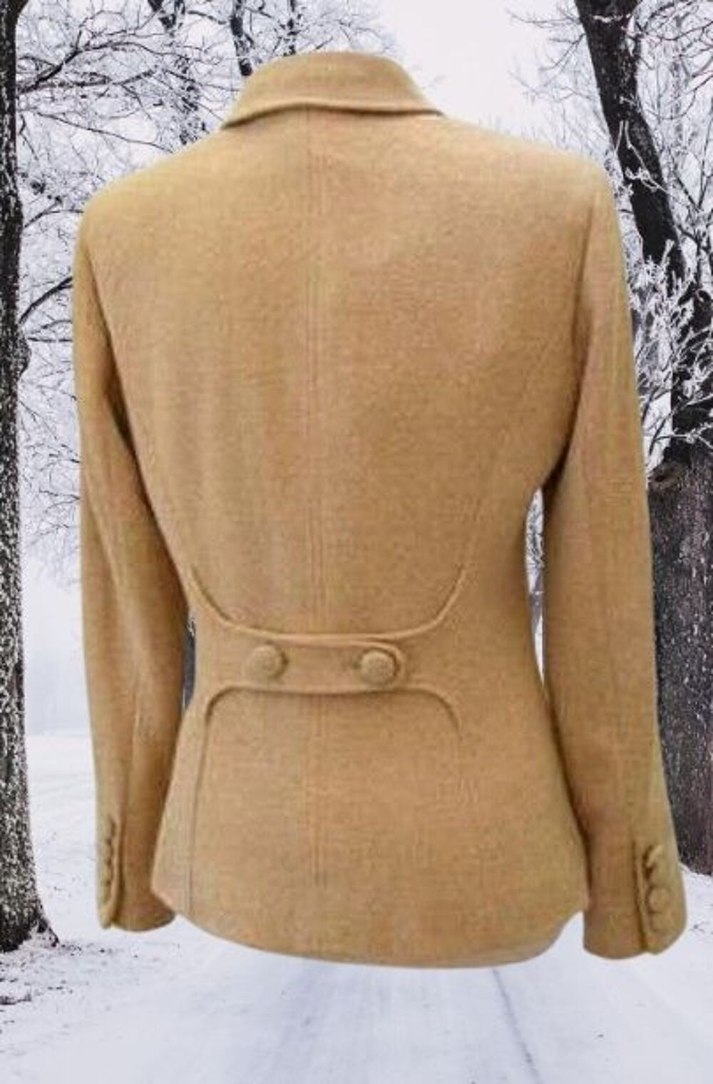 ETCETERA - NEW - TAILLEUR FEMME 3P LAINE SABLE GRANIT&Eacute; 38/40 Vêtements