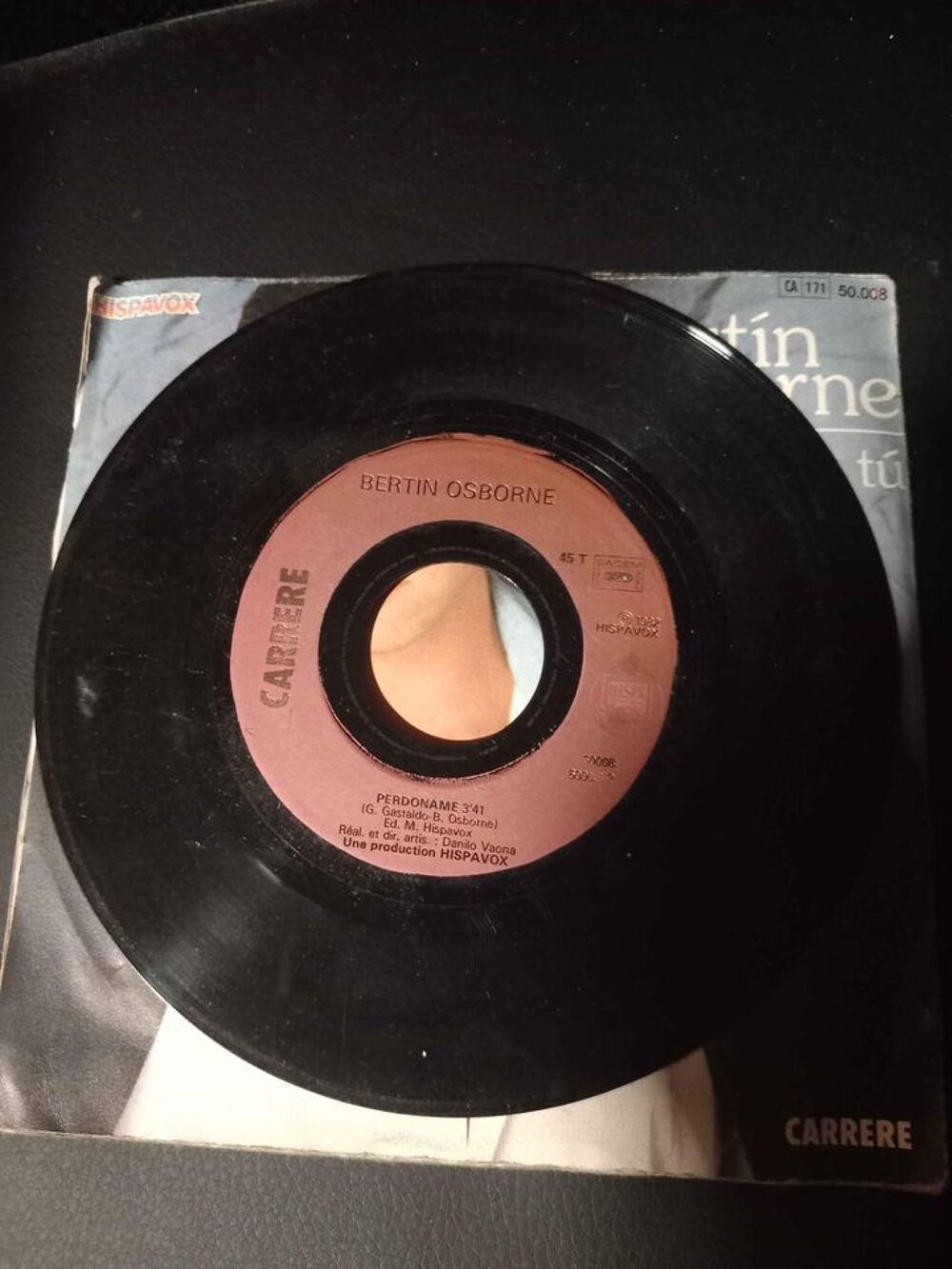 45 Tours Bertin Osborne tu solo tu CD et vinyles