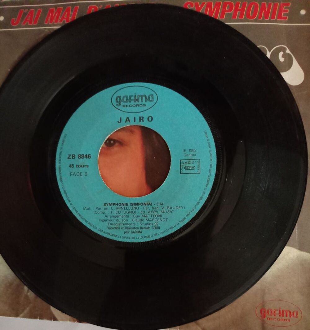 JAIRO / 2 X DISQUES VYNIL 45 TOURS / CD et vinyles