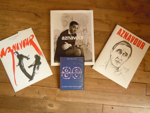 Charles Aznavour livres et cd 40 Limoges (87)