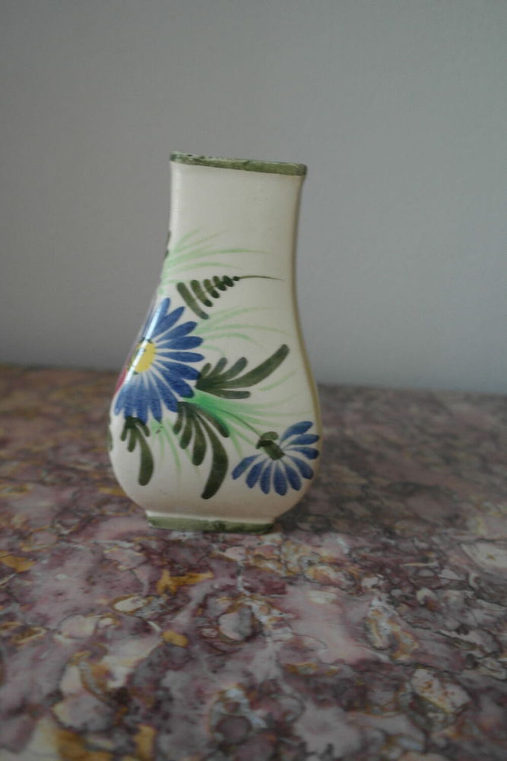Petit vase Saint Cl&eacute;ment d&eacute;cor floral Art d&eacute;co Décoration
