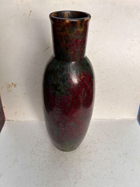Grand vase   Sang de boeuf    Pierre-Adrien DALPAYRAT Moulins (03)