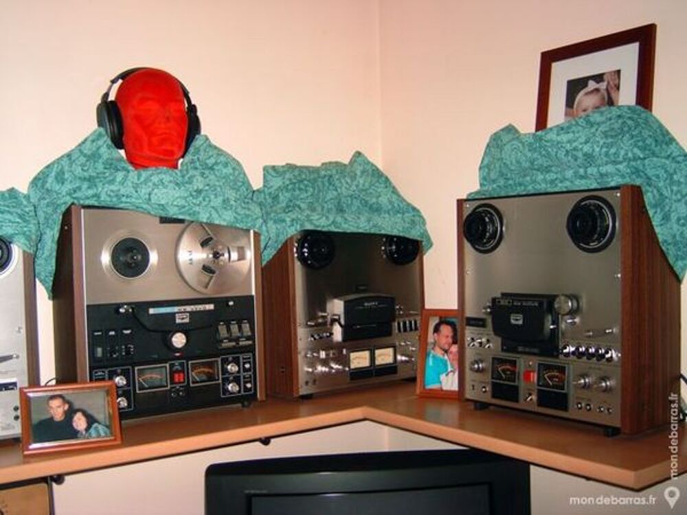 Collection de Magn&eacute;tophones &agrave; bandes Audio et hifi