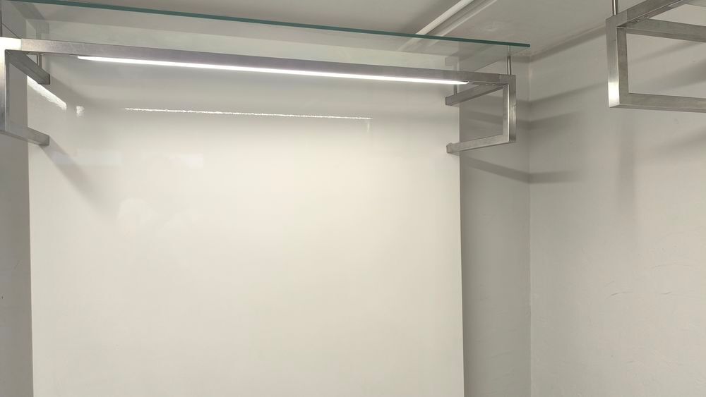 Lot de 3 panneaux muraux d'agencement professionnel avec LED Meubles