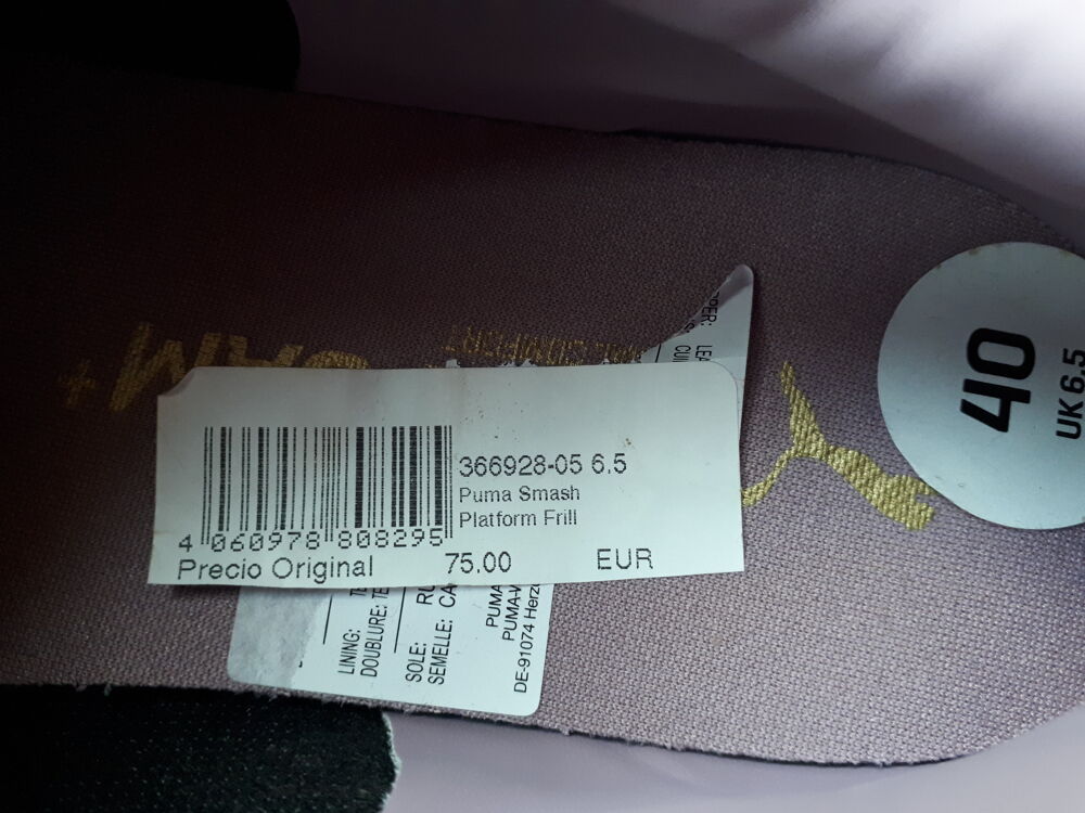 Chaussures PUMA tout cuir Chaussures
