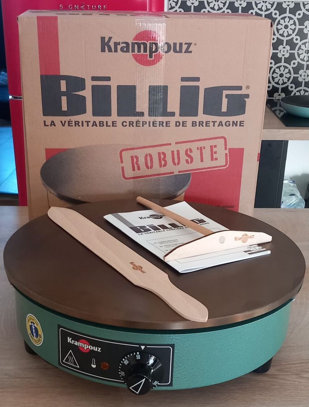 Cr&ecirc;pi&egrave;re Krampouz Billig 45 cm.
Electroménager