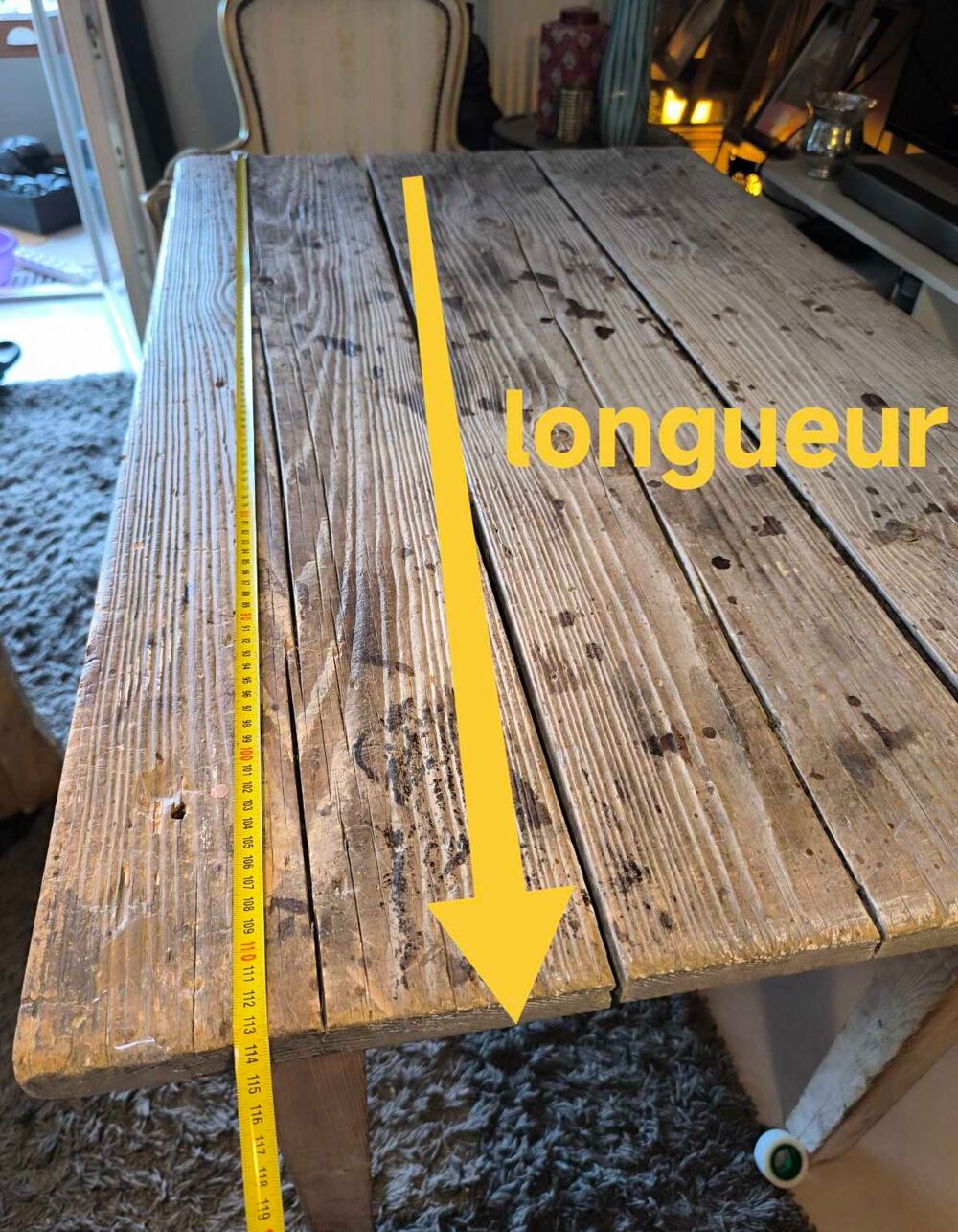 Table en bois ancienne Meubles