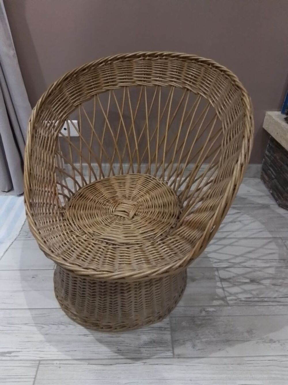 Fauteuil en osier Meubles