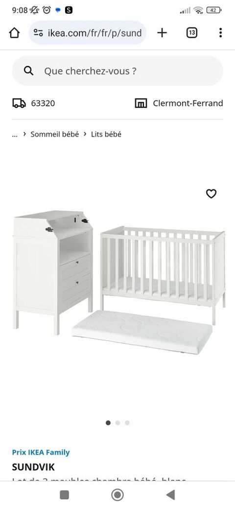 Chambre bb volutive 300 Montaigut-le-Blanc (63)