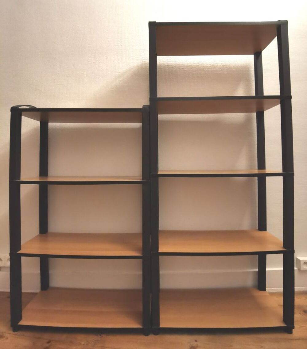 2 &eacute;tag&egrave;res biblioth&egrave;que Meubles
