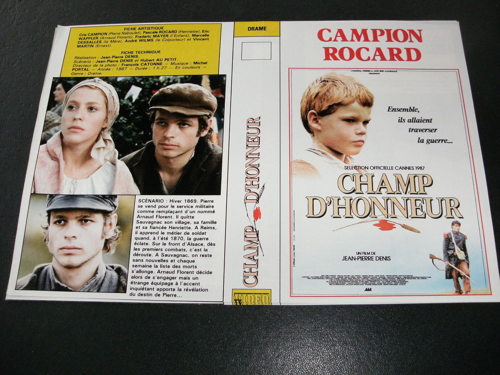 Film : " Champ d'honneur " DVD et blu-ray