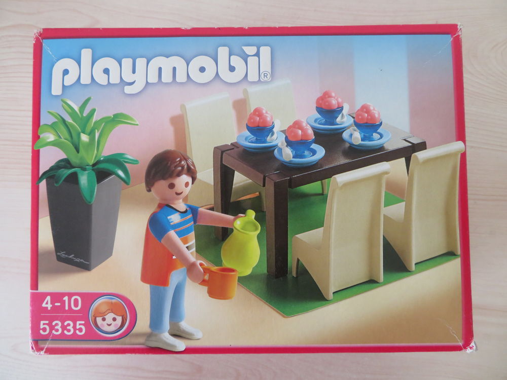 Playmobil 5335 Salle &agrave; manger 100% complet Geobra jouet toy Jeux / jouets