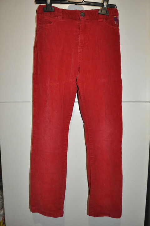 Pantalon velours rouge Sergent Major 9 ans Paris 20 (75)
