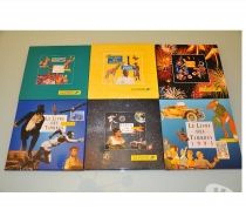 ALBUM-TIMBRES ANNUEL LA POSTE1995-96-97-98--2001-03-04-05-08 Livres et BD