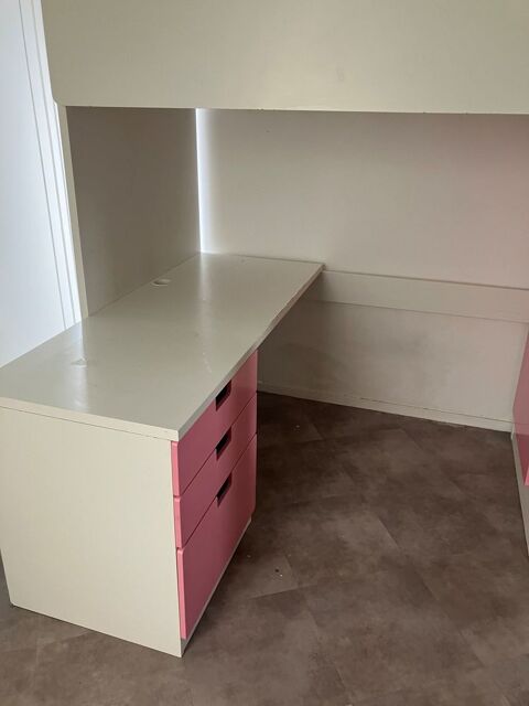 Lit Mezzanine IKEA Smastad avec matelas IKEA Afjall 120 Saint-Denis (93)