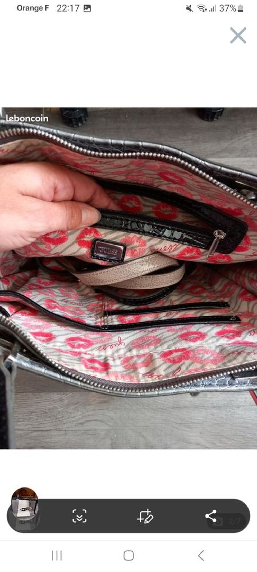 Sac a main en cuir guess neuf Maroquinerie