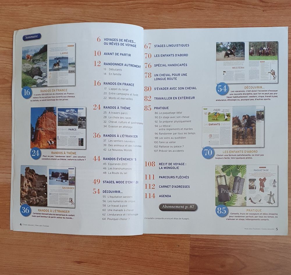 Revue Cheval magazine - Hors s&eacute;rie vacances 2001- N 4 