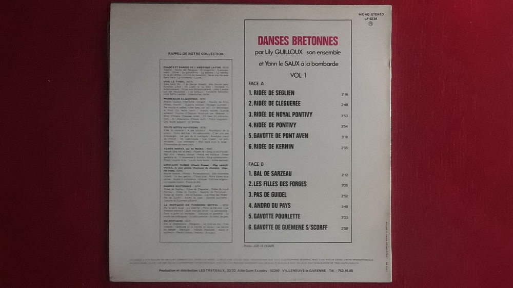Disque vinyle 33 tour Danse Bretonne CD et vinyles