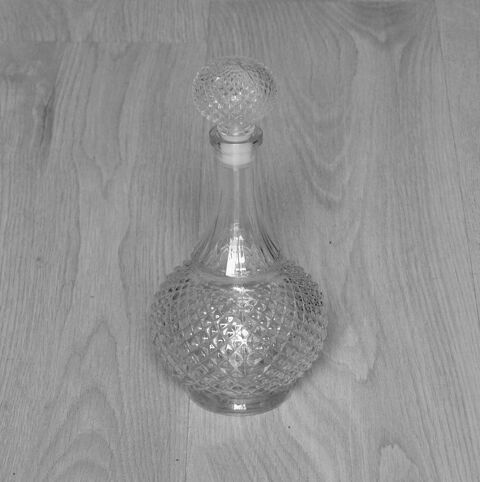 Carafe a liqueur et son bouchon 12 Sireuil (16)