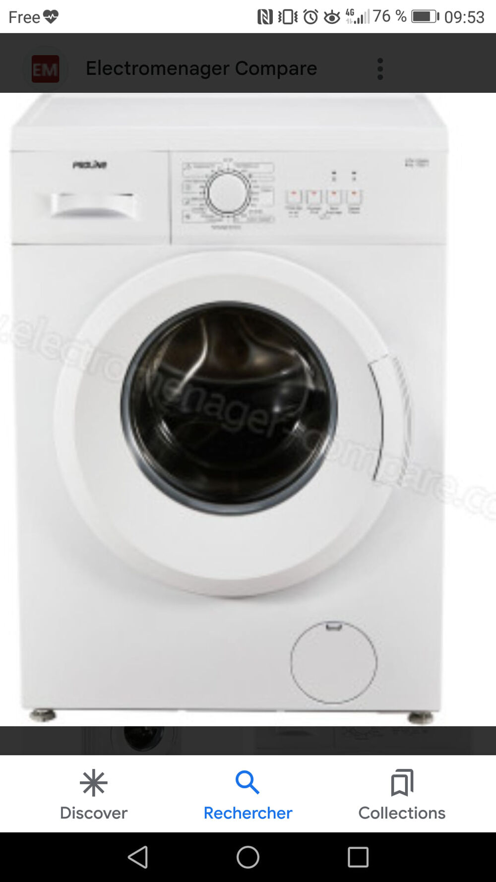 Lave-linge hublot sous garantie Electroménager