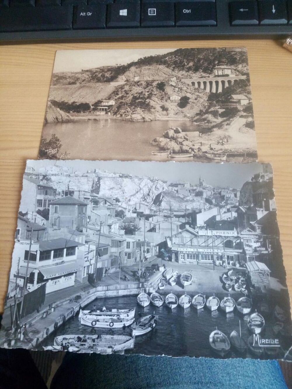 LOT DEUX CARTES DE MARSEILLE 