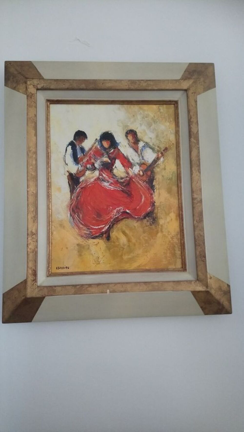Tableau espisito. Titre carmen Décoration