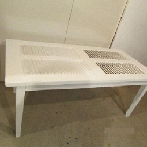 Table blanche rectangulaire persienne 320 Castres (81)