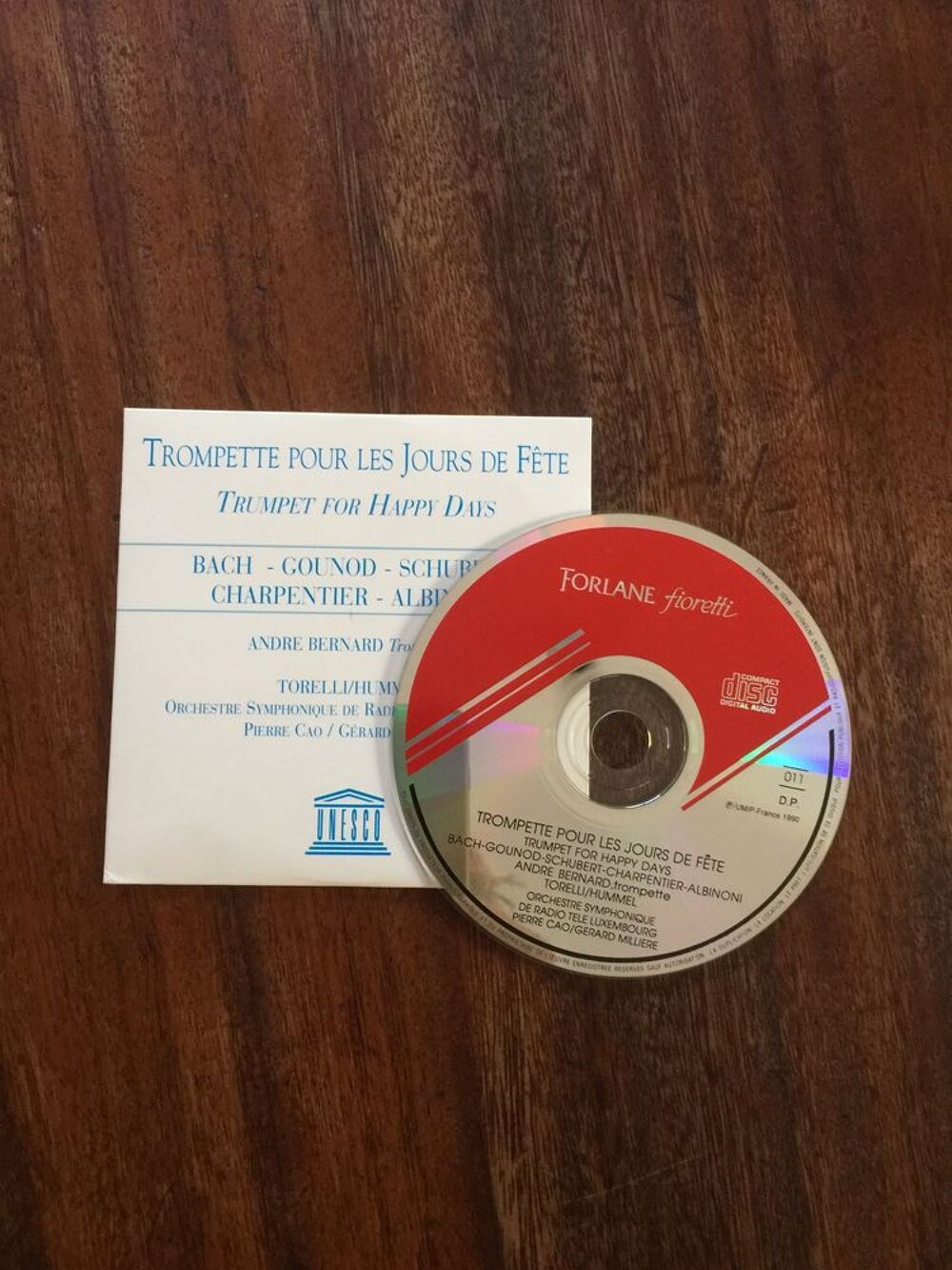 CD Trompette pour les jours de f&ecirc;te - Unesco CD et vinyles