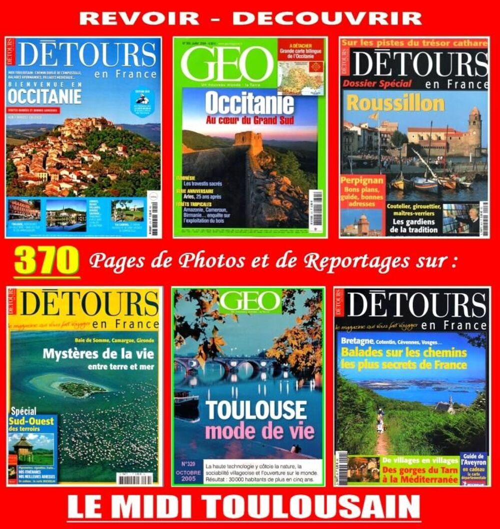 LE MIDI TOULOUSAIN - Tarn - Aveyron - TOULOUSE Livres et BD
