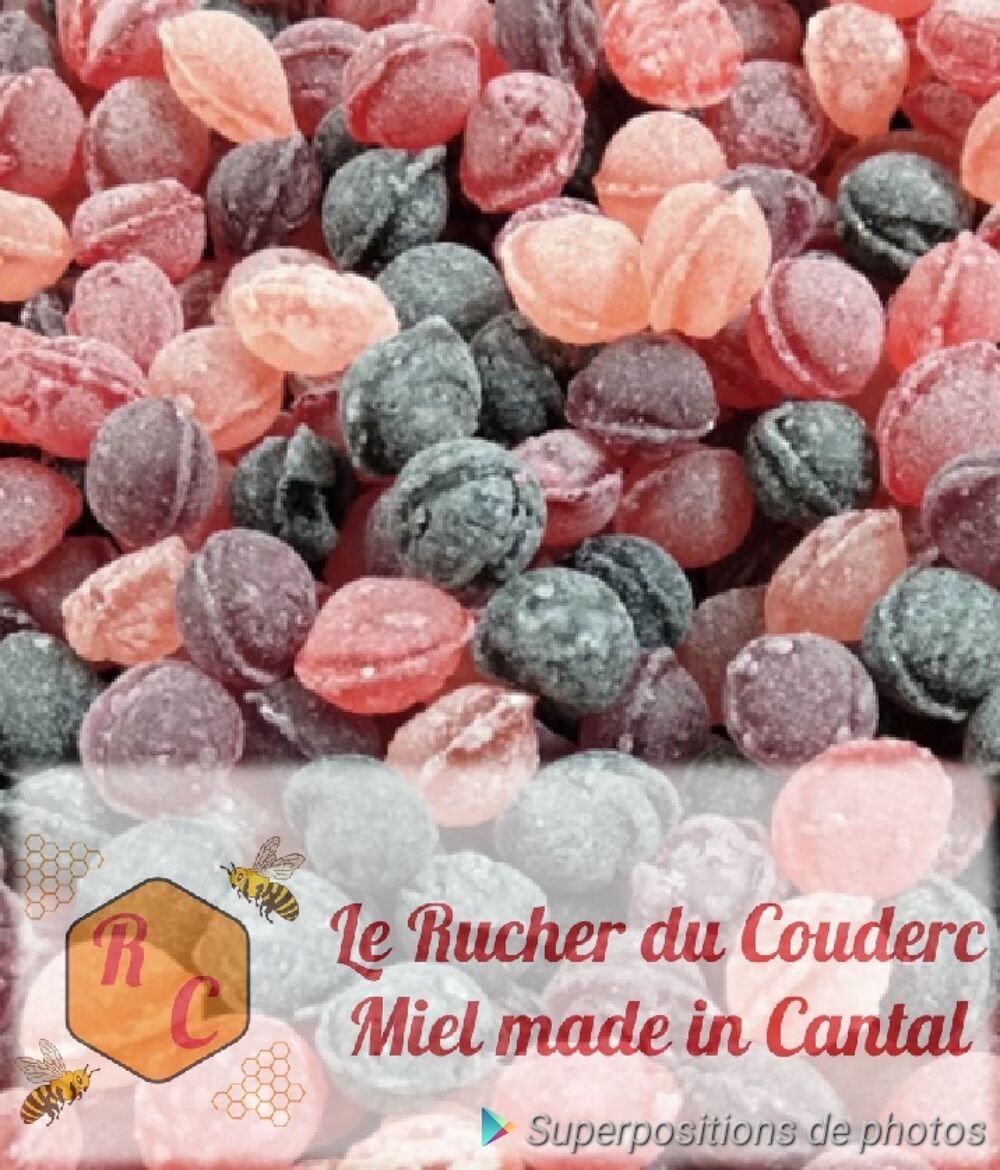 Perles de miel fruits rouges Jardin