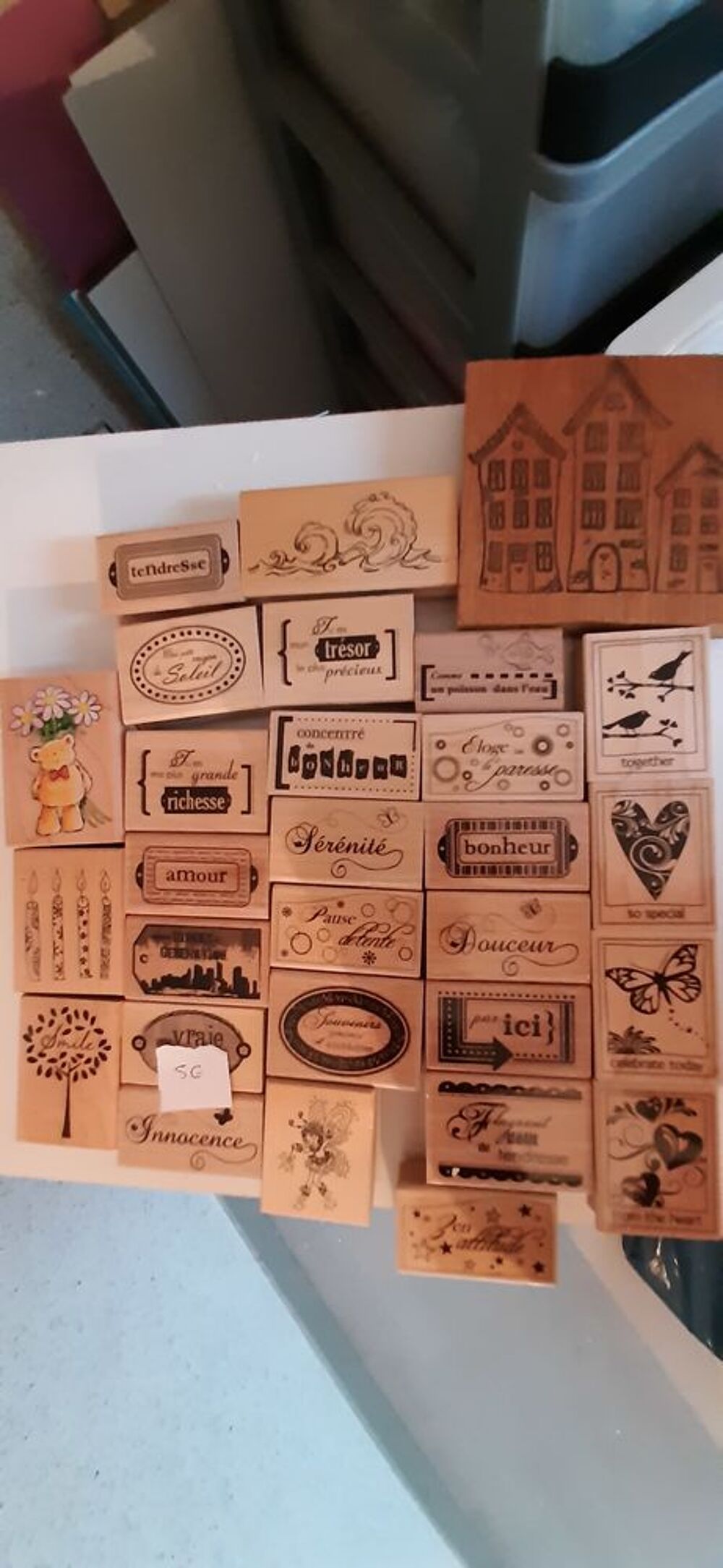 tampons scrapbooking Bricolage