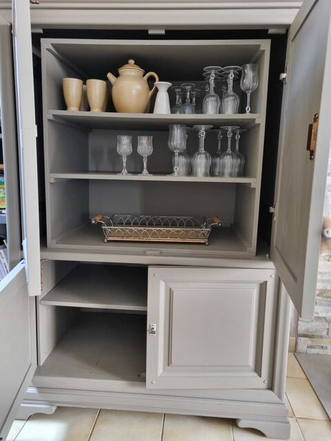 meuble en bois peint gris 40 Arpajon (91)