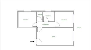  Appartement  vendre 3 pices 57 m Vertou