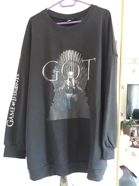 Pull Game of throne daenerys 3XL grande taille ronde srie T 19 Fves (57)