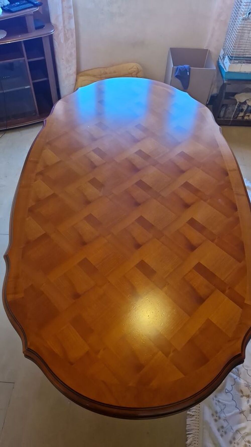 Bahut 2 corps merisier + table &agrave; rallonge et 4 chaises Meubles