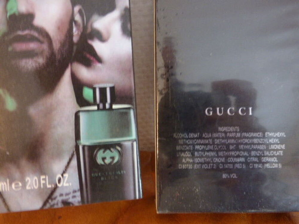 PARFUM GUCCI GUILTY BLACK . 60 ML NEUF EN VAPO Maroquinerie