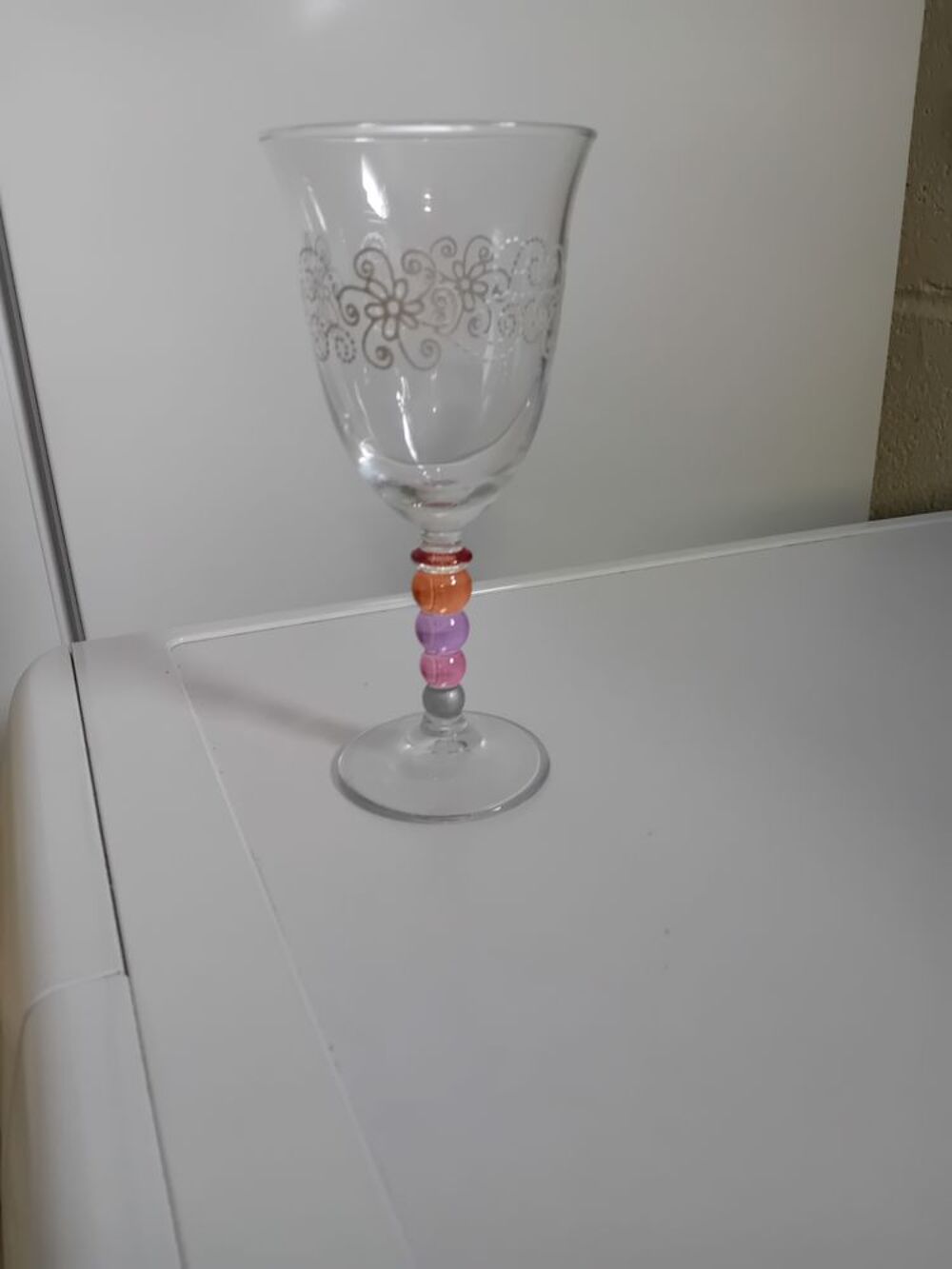 coupe de champagne et verre &agrave; vin Décoration