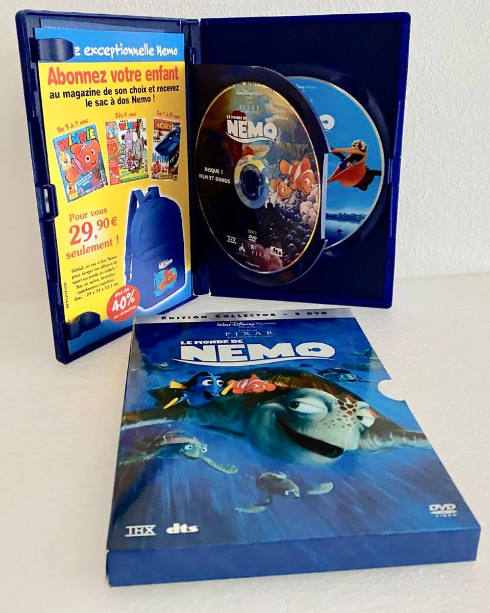 le monde de NEMO N&deg;72 Edition Collector 2 DVD WD PIXAR DVD et blu-ray