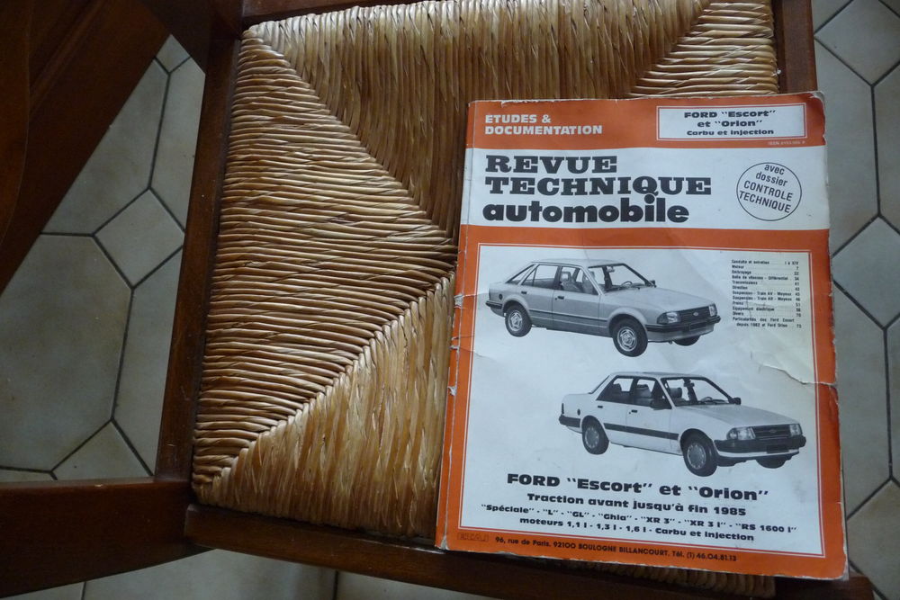 REVUE TECHNIQUE AUTO FORD "ESCORT" ET "ORION" 
