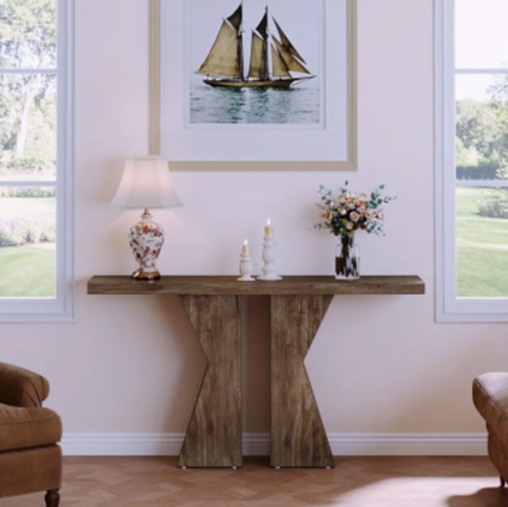 Console en V bois massif ? Silhouette originale &amp; minimalism Meubles