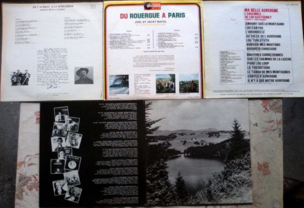 Disque 33 tours Marcel Pelat &amp; Charly, Jo&euml;l &amp; Jacky Bayol, M CD et vinyles