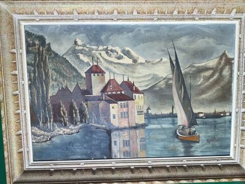 TABLEAU DU CHATEAU DE CHILLON 0 Villeneuve-Loubet (06)